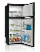 Vitrifrigo DP2600IBD4-F-3 Double door Refrigerator/Freezer, Black door, Flush Flange, Int unit