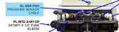 (EL-SSR-PSH) Spectra PRESSURE TRANSDUCER CABLE