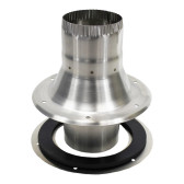 4" DECK FITTING, GASKET & DRESS RING