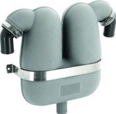 Vetus Exhaust gas separator with 45 mm rotating connections and 38 mm drain