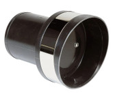 Vetus Synthetic transom exhaust connection with check valve, TC100, Ø 100 mm