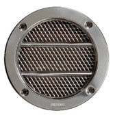 Vetus Round air suction vent type 110, with stainless steel (AISI316) grille and synthetic housing