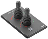 Bow & stern thruster panel with two joy-sticks and time delay, 12/24 volt