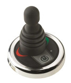 Retractable bow thruster panel with joy-stick and time delay, built in Ø52 mm, 12/24 V
