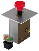 Remotely controlled battery main switch and emergency stop 24 Volt