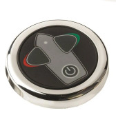 Retractable bow thruster touch panel with time delay, built in Ø52 mm, 12/24 V