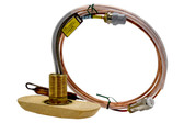 Frigoboat Keel Cooler No Zincs, 2-1/4" Threaded Shaft