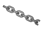 TITAN 10mm x Pitch 30 DIN766 G43 Hot-Dipped Galvanized Chain  - Sold Per Foot