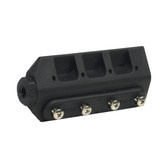 SBR BATTEN RECEPTACLE L120 RESIN MADE + FOR D16 ROUND BATTEN + FOR M12 TOGGLE