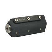 SBR BATTEN RECEPTACLE L150 AL MADE + FOR D22 ROUND BATTEN + FOR M12 TOGGLE