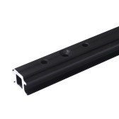 BB TRACK 26X20 STOP PIN HOLES, BLACK L=1000