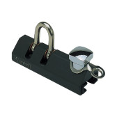T-TRACK 32X6 SIMPLE SLIDER 133 ALU + S.STEEL SHACKLE D10 + STOP-PIN