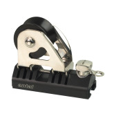 T-TRACK 40X8 GENOA CAR 160 ALU + MAIN SHEAVE D075 + STOP-PIN