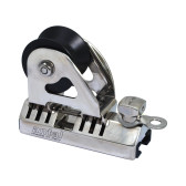 T-TRACK 40X8 GENOA CAR 160 S.STEEL + MAIN SHEAVE D075 + STOP-PIN