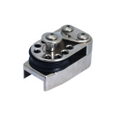 END FITTING T-TRACK 32X6 S.STEEL + SHEAVE D50 + UPPER BECKET