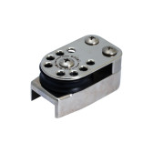 S STEEL END FITTING T TRACK 40X8 1 SHEAVE