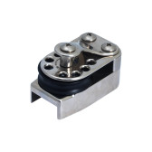 S STEEL END FITTING T TRACK 40X8 SHEAVE & BECKET