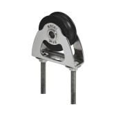 MINI S.STEEL DECK-BLOCK D034 UPRIGHT