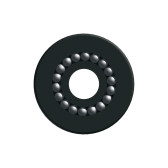 SHEAVE D034-008 T12 RESIN + S.STEEL HUB (S.STEEL MINI)