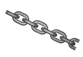 TITAN 10mm x Pitch 28 DIN766 G43 Hot-Dipped Galvanized Chain  - Sold Per Foot