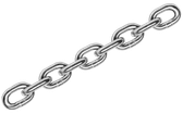 Cromox CIA 6mm x P18 Stainless Steel Anchor Chain - Grade 60 - AISI 316L - DIN 766 - Electro Polished Finish - Sold Per Foot