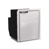 Vitrifrigo C51IJD4O-F ( C51i CHR) 1.8 CU FT Fridge with Freezer Compartment in Gray AC/DC