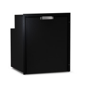 Vitrifrigo C90DWIBD4O-F 3.2 cu. ft. Black Front Panel, Drawer refrigerator, CHROMELOCK, Internal Compressor, Adjustable Flange, 12/24VDC 115VAC 230VAC UL