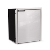 Vitrifrigo C75RJD4O-F 2.7 cu. ft. Refrigerator w/Freezer Compartment, Gray Door, External Unit, Adjustable Flange, CHROMELOCK, 12/24VDC 115/230VAC - 50/60Hz UL