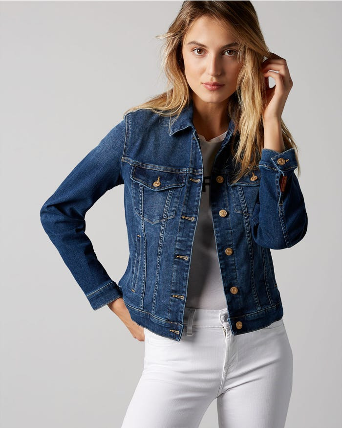7 for all mankind jean jacket