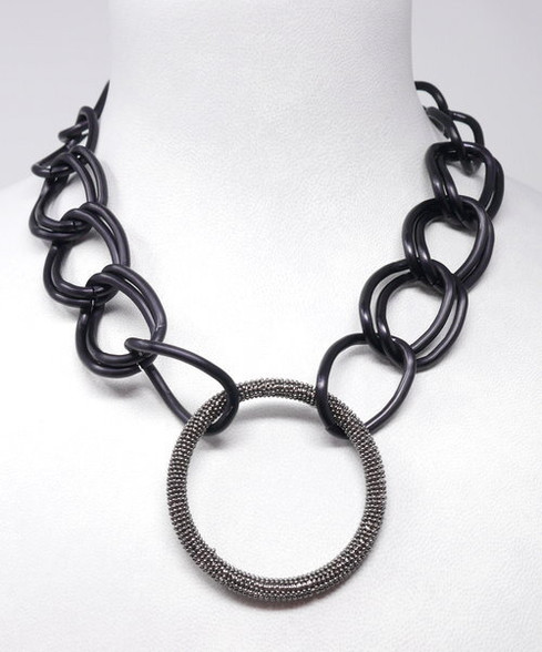 Pat Whyte Black Chain Necklace