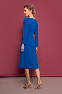 Caroline Kilkenny Midi Blue Dress