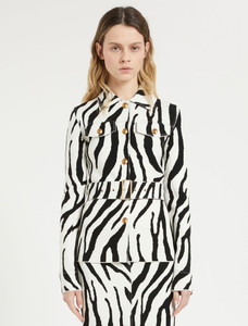 Sportmax Zebra Print Jacket