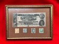 *SOLD* Confederate $10 Ten Dollar Bill with Stamps *SOLD*