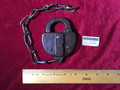Lock Missouri Pacific RR with chain (MOPAC)