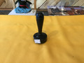 Darning egg black painted wood.