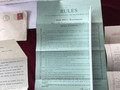 Postmaster paper work for Mrs Mary W. Duncan Perkins of Colorado 1900