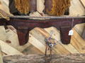 SOLD—Vintage leather twin holster & rig, Hand tooled and stitch belt 