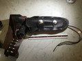 Leather holsters belt and spurs 