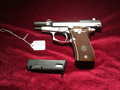 SOLD* Beretta 84FS Nickel plated Cheetah. It is NIB.