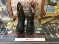  Leather cowboy boots black with white embroidery  495  29120 275. 