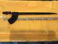 bayonet for a Trapdoor 45-70 with leather scabbard  not marked US sold
