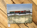 “High bridge north of Beau Vista “ canvas w/ latex paint, local artist P. Gracyalny SOLD