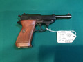 *SOLD* Walther P-38 , Post WWII, very very nice . All steel, wood grips. Gloss blued *SOLD*
