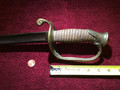 SOLD 1850 US foot officers sword unmarked with no scabbard, very nice grip