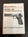 Smith & Wesson owners manual for the classic model 422  .22LR auto