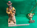 Lionstone whisky bottle hand painted in Japan, Stage coachdriver.