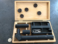 US Air Force, Gun Camera bore site. Late 40s, and WWII in original wooden case