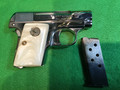 SOLD COLT .25 ACP pocket hammerless pistol M1908 nickel plated well done!
