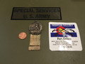 Bavarian medal 1872 city of Monhiem White & Blue Ribbon (faded)