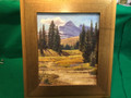 RALPH OBERG "SNOWDEN PEAK" 12" x 10" Oil painting & Framed